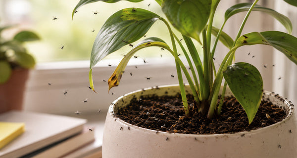 Waarom zitten er rouwvliegjes in mijn kamerplanten?