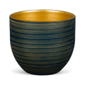 Bloempot Aardewerk - Blauw Goud