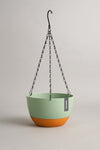 Hangpot met Afwatering - Groen - 24 cm