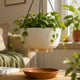 Hangpot met Afwatering - Groen - 29 cm