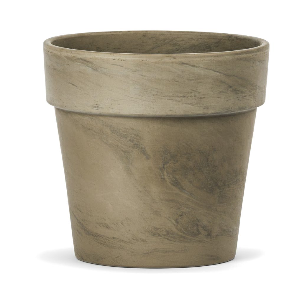Terracotta Bloempot Cali - Basalt - 16 cm