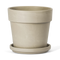 Terracotta Bloempot met Schotel - Graniet - 14 cm