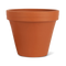 Terracotta Bloempot - Roodsteen - 14 cm