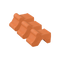 Terracotta Voetjes - Roodsteen