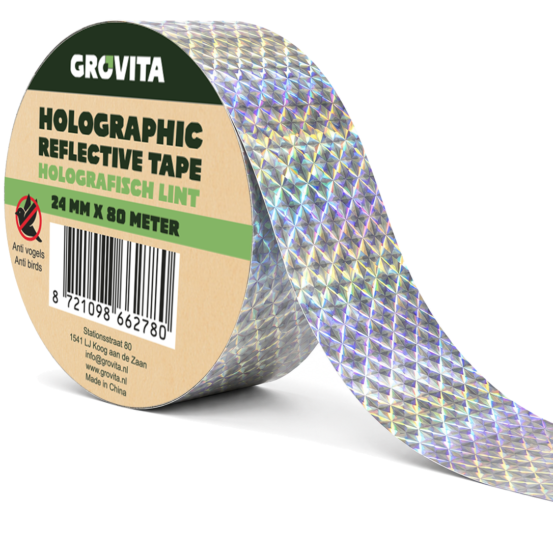 Vogel Afschrik Lint - Holografisch - 24mm x 80 meter