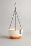 Hangpot met Afwatering - Wit/Creme - 24 cm